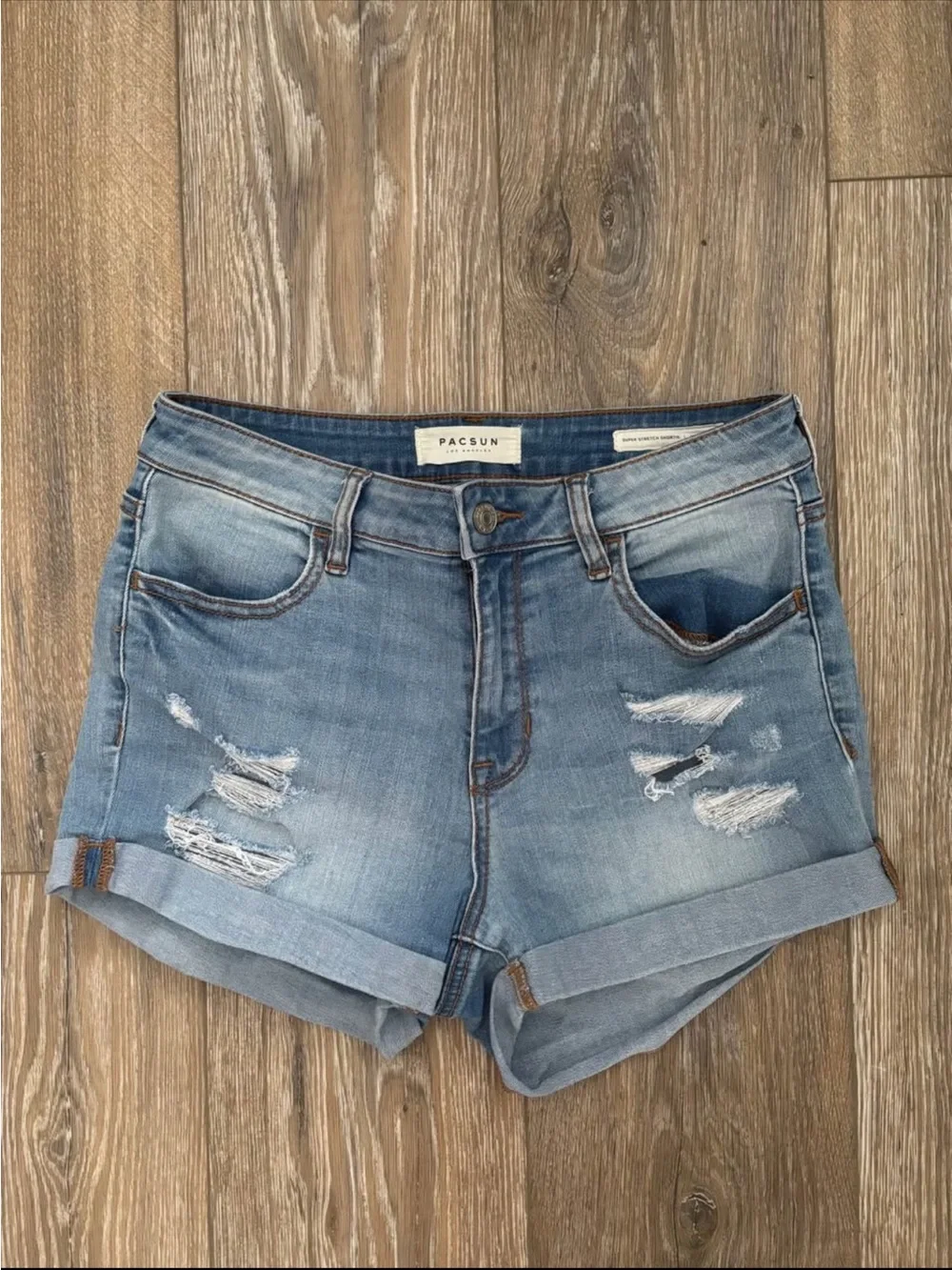 PacSun Light Blue Denim Shorts